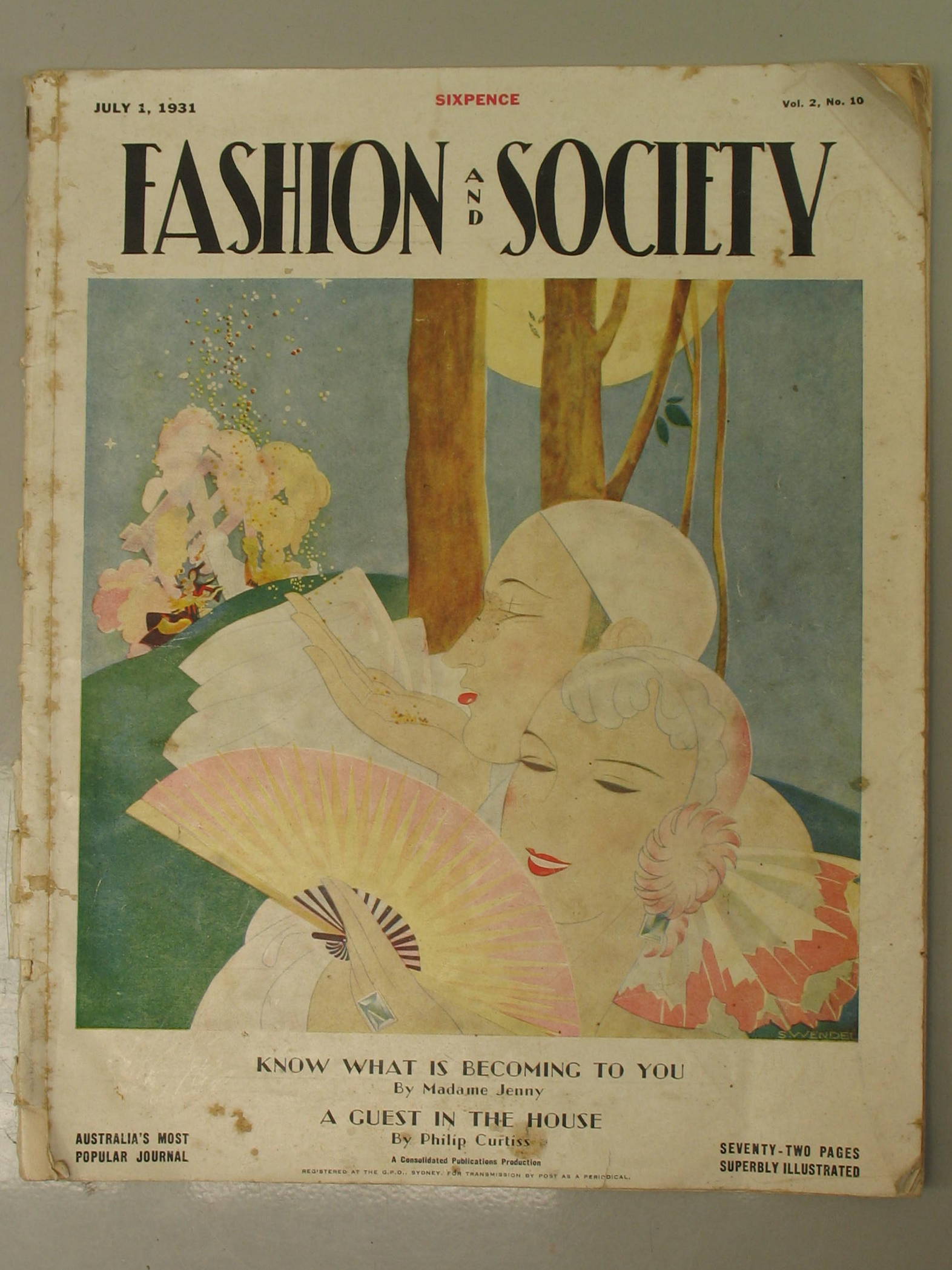 Image for Fashion and Society Magazine Volume 2 - No. 10 July 1, 1931
